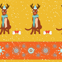 Christmas seamless Pattern.