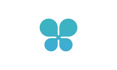 Fototapeta na wymiar abstract wings butterfly company logo