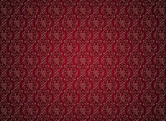 ハート系背景　アラベスク　ゴージャス