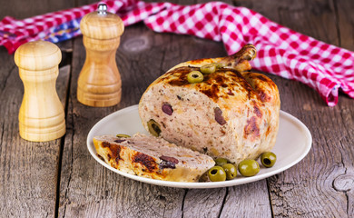 chicken stuffed with olives