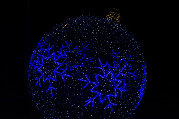 A beautiful bauble symbolizing the festive period.