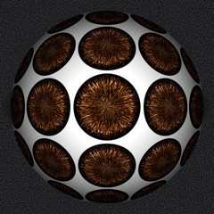 Abstract decorative ball - pattern