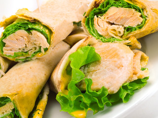 Sandwiches with Salmon