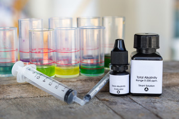 alkalinity test kit with syringe
