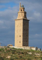 Fototapeta premium Tour d'Hercule à la Corogne