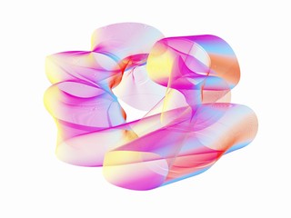 abstract background waves, ring shape