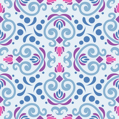 A violet floral ornament