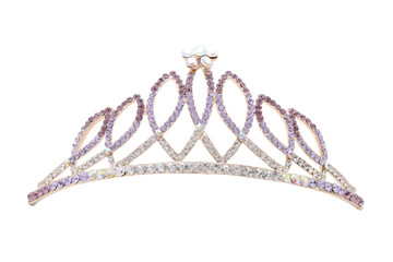tiara on a white background