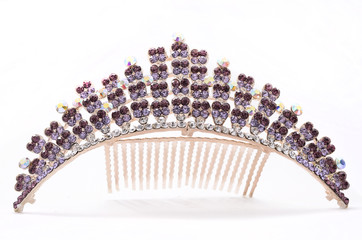tiara on a white background