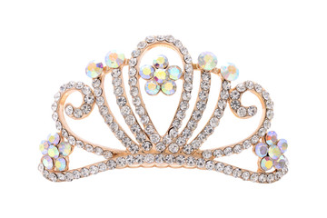 tiara on a white background