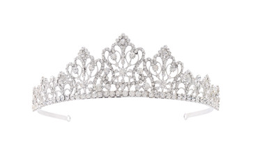 tiara on a white background - 98516091