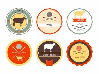 Set of labels, badges and design elements