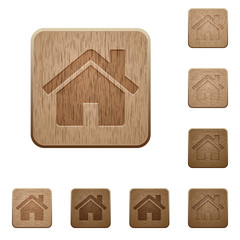 Home wooden buttons