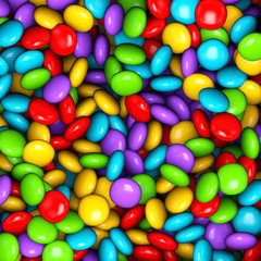 Fototapeta na wymiar Small colorful candy background.
