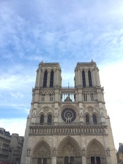 Fototapeta na wymiar Notre Dame di Parigi, Francia
