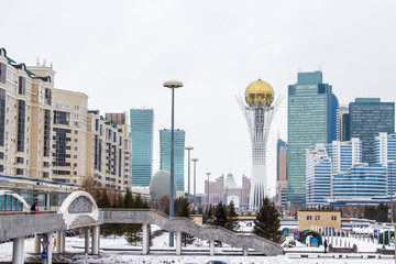 Naklejka na ściany i meble Christmas Kazakhstan