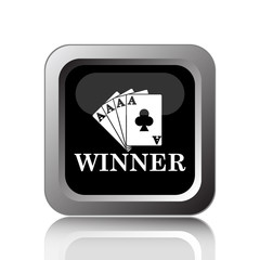 Poker winner icon