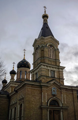 Fototapeta na wymiar Orthodox Church of the Archangel Michael Riga Latvia