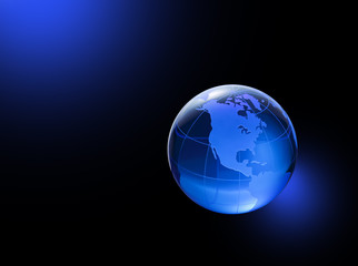 Fototapeta na wymiar Globe of the World. America