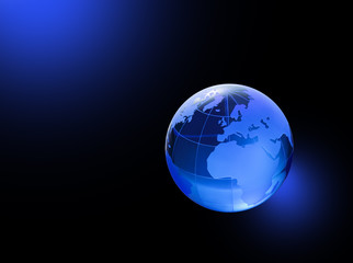 Fototapeta na wymiar Globe of the World.Europe, Africa