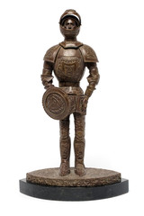statuette knight on a stand