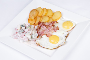 Young brunette lady with beautiful hair