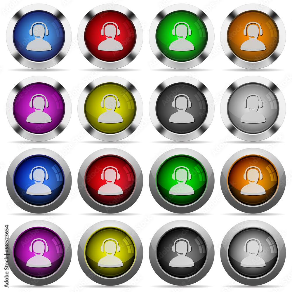 Poster operator button set