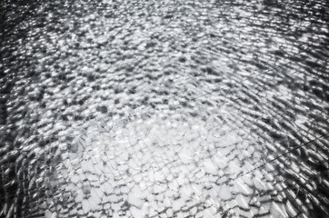 Broken glass with cracks and dust, background texture