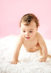 Portrait of a cute little girl