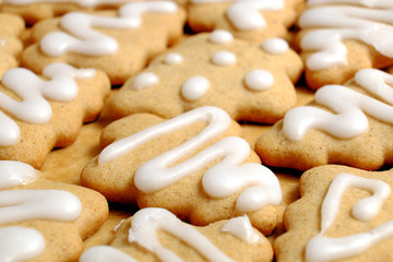 Homemade Christmas gingerbread