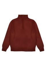 Men's turtleneck with zipper isolated on white