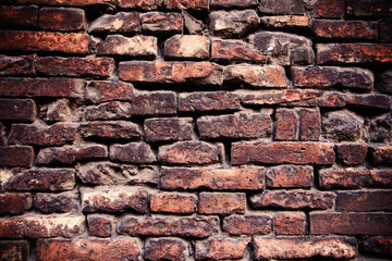 Grunge stile of brick wall