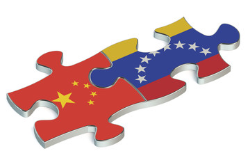 Venezuela and China puzzles from flags