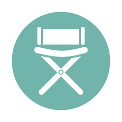 Fishing chair icon