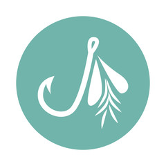 Fishing hook icon