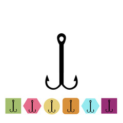 Fishing hook icon