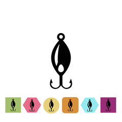 Fototapeta premium Fishing hook icon