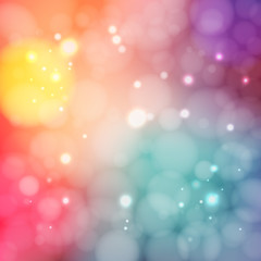 Obraz premium Blurred Defocused Background with lights. Blurred backdrop. Abstract Bokeh style vector illustration