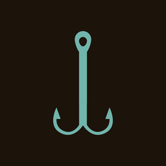Fishing hook icon