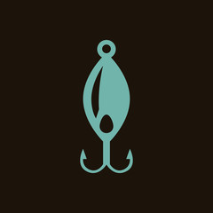 Fishing hook icon