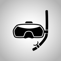 Diving mask icon