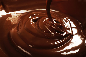 Chocolate as background