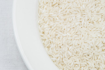Raw rice texture