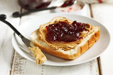 Peanut Butter and Jelly Sandwich
