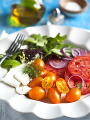 Spring salad with feta