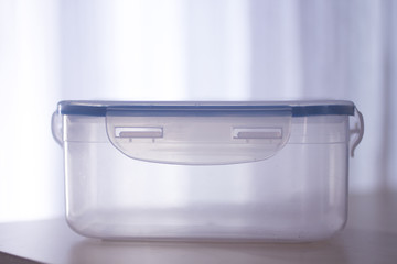 Kitchen food storage plastic container
