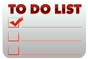To Do List Sign