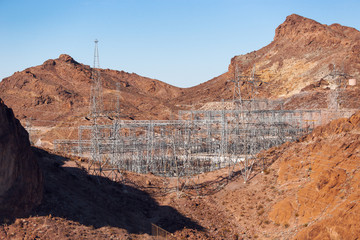 Electric substation at Red Rocks