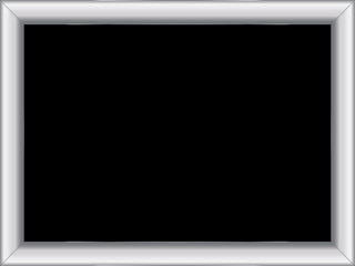 Obraz premium illustration of a basic silver frame with room for text on black background, vector image, eps10