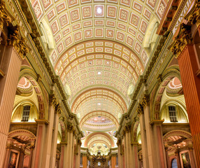 Obraz premium Mary Queen of the World Cathedral - Montreal, Quebec, Canada